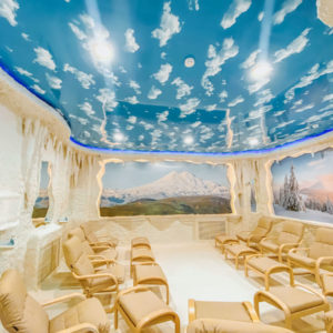 Соляная комната в санатории «Виктория» в Кисловодске - фотография