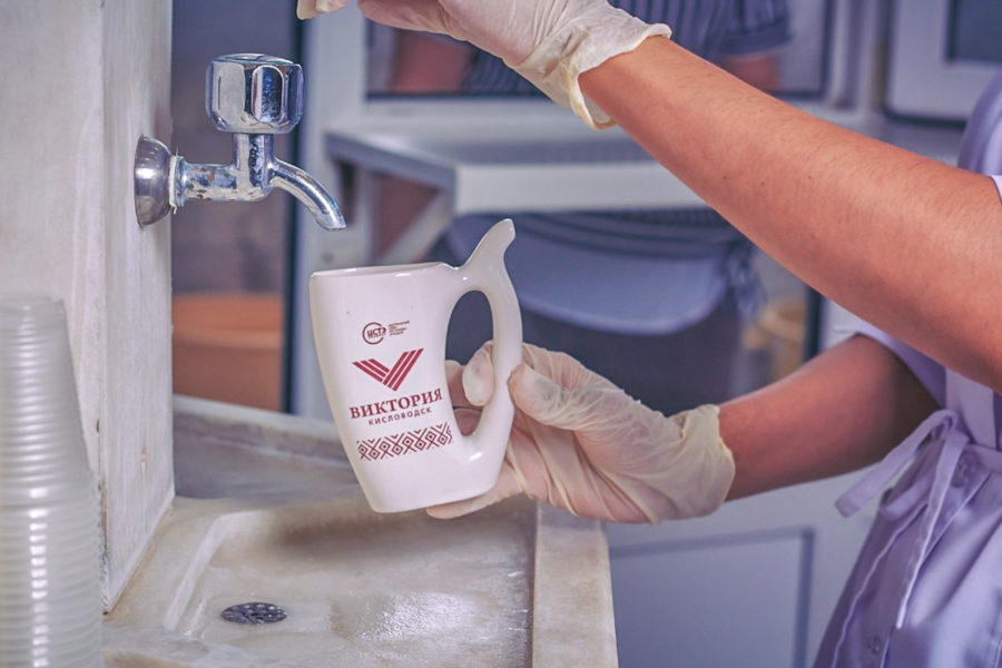 Бювет в санатории «Виктория» в Кисловодске - фотография