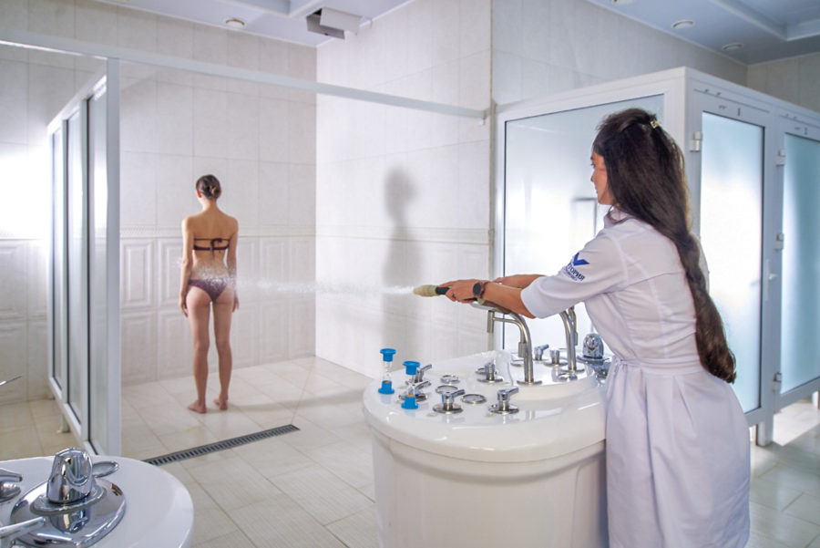 Душ Шарко в санатории «Виктория» в Кисловодске - фотография