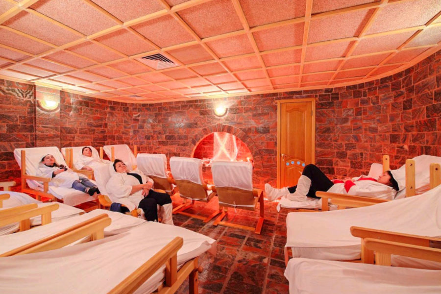 Соляная комната в санатории «Виктория» в Кисловодске - фотография
