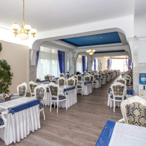 Синий зал «Сапфир» в санатории «Виктория» в Кисловодске - фотография