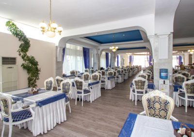 Синий зал «Сапфир» в санатории «Виктория» в Кисловодске - фотография