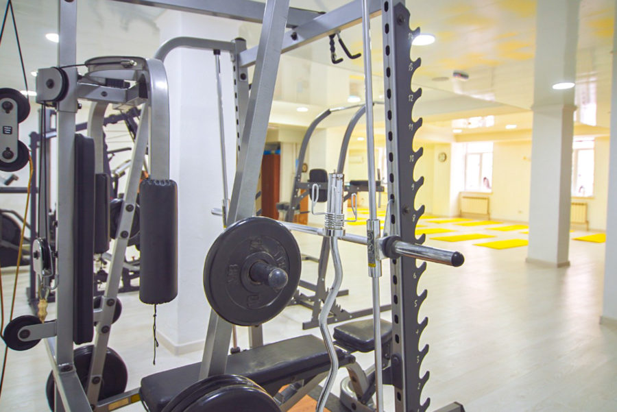 Тренажерный зал в санатории «Виктория» в Кисловодске - фотография