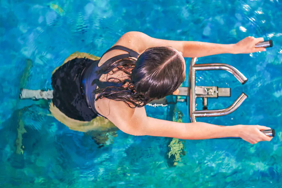 Бассейн в санатории «Виктория» в Кисловодске - фотография